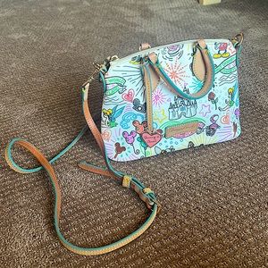 Dooney & Bourke Disney sketch handbag with adjustable strap!
